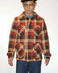 DELUXEWARE (デラックスウエア)　マッキーノジャケット　109XX　"FIELD NEL-ALL"　BLK.CK