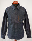 DELUXEWARE (デラックスウエア)　デニムシャツ　7640　"40S DENIM SHIRT"　インディゴ・ノンウォッシュ