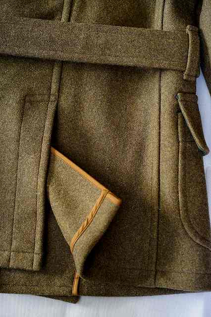 BUZZ RICKSON'S (バズリクソンズ)　ウールブランケットコート　BR15139　"OVERCOAT, SHORT, WOOL　Type M-1926"　オリーブ