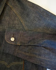 DELUXEWARE (デラックスウエア)　デニムシャツ　7640　"40S DENIM SHIRT"　インディゴ・ノンウォッシュ