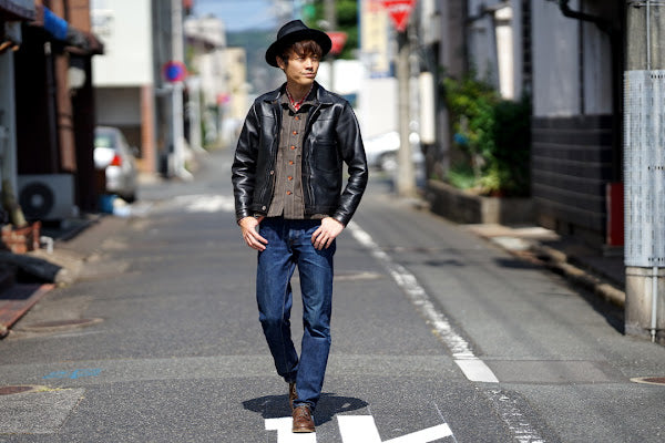 JELADO (ジェラード)　レザージャケット　JP94409　"44 Leather Jacket"　ブラック
