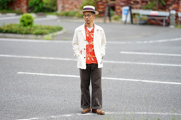 SUGAR CANE (シュガーケーン)　9oz.ツイル・ワークコート　SC15506　"1920's CARTOON WORK COAT"　ナチュラル・ワンウォッシュ