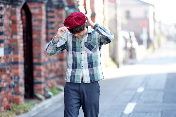 ADJUSTABLE COSTUME (アジャスタブルコスチューム)　キャスケット　AC-097　"20's Style Casquette"　ワイン