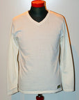 DALEE'S (ダリーズ)　長袖Tシャツ　"1914LT"　...30s V-NECK KNIT　ホワイト