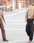 Dapper's (ダッパーズ)　ウール・ワークシャツ　1674　"Plaid Check Woolen Work Shirts"　ベージュチェック