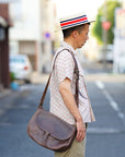 ADJUSTABLE COSTUME (アジャスタブルコスチューム)　ボーターハット (カンカン帽)　AHT-007　"Panama Boater Hat"　トリコロール