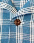 SUN SURF Special Edition (サンサーフ・スペシャルエディション)　半袖パラカシャツ　SS39127　"WATUMULL'S PALAKA CHECK SHIRT"　ブルー