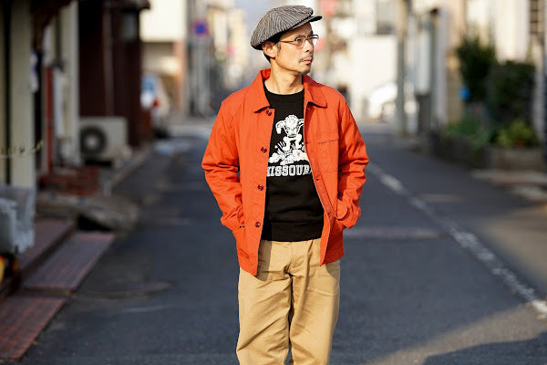 UES (ウエス)　ハンティングジャケット　982501　レンガ