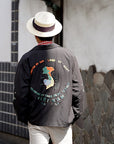 TAILOR TOYO (テーラー東洋)　コットンレーヨン・ベトナムジャケット　TT15395　"VIETNAM MAP (AGING MODEL)"　ブラック