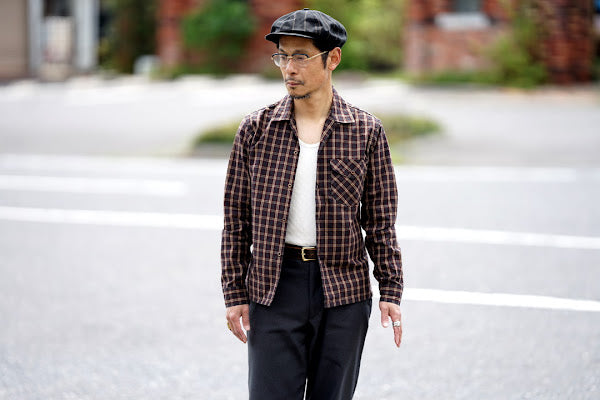 DALEE'S (ダリーズ)　長袖シャツ　"Romani (ロマーニ)"　...30s Boxy line shirt　マドラス