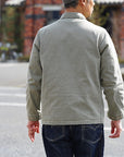 BUZZ RICKSON'S (バズリクソンズ)　ユーティリティーコート　BR15123　"U.S.M.C. M-1944 HERRINGBONE UTILITY JACKET"　オリーブ