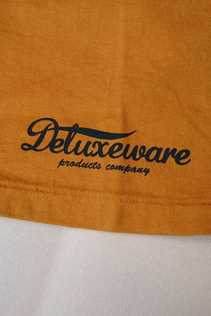 DELUXEWARE (デラックスウエア)　半袖Tシャツ　6009　"MARSH&amp;KENYON"　U.Sイエロー