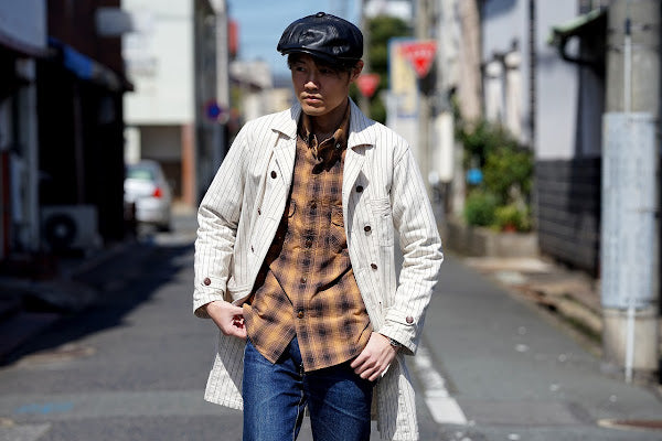 DALEE'S (ダリーズ) × SweetSue (スウィートスー)　ショップコート　BSP-SW1　"Union.Coat (ユニオンコート)"　...1920s SHOP COAT　アイボリー