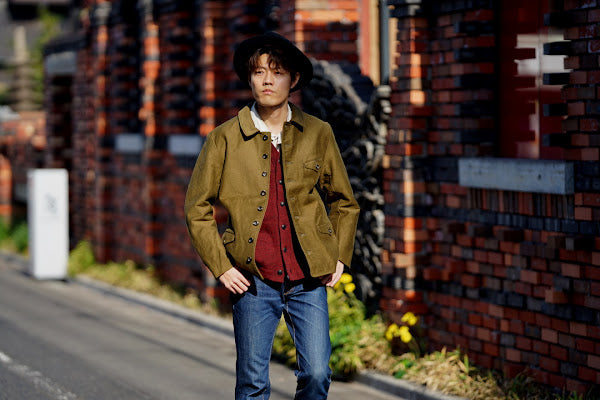 The 2 Monkeys (ザ・トゥーモンキーズ)　クラシカル・フレンチジャケット　TM73436　"Voyager Coat (ヴォイジャーコート)"　オリーブカーキ