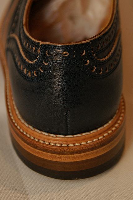 JELADO (ジェラード)"ANTIQUE GARMENTS" × RHYTHM FOOTWEAR (リズムフットウエア)　ウィングチップシューズ　AG21901　"Harlem"　オールドネイビー