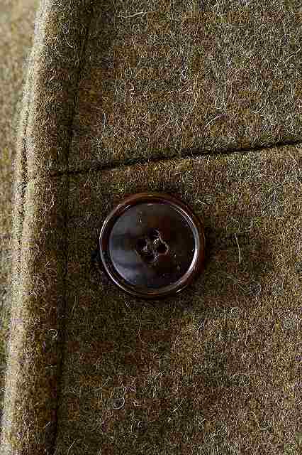 BUZZ RICKSON'S (バズリクソンズ)　ウールブランケットコート　BR15139　"OVERCOAT, SHORT, WOOL　Type M-1926"　オリーブ