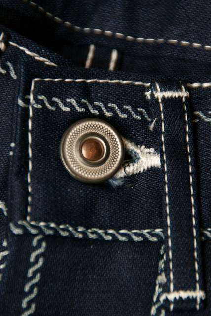 Dapper's (ダッパーズ)　ワークパンツ　1270　"Classical Railroader Work Pants"　インディゴウォバッシュ・ロープストライプ