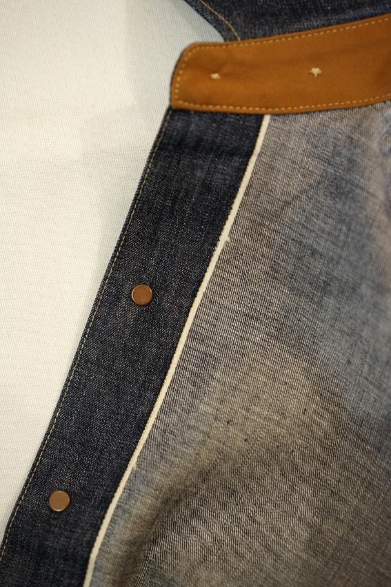 DELUXEWARE (デラックスウエア)　デニムシャツ　7640　"40S DENIM SHIRT"　インディゴ・ノンウォッシュ