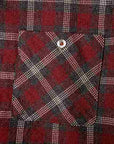DALEE'S (ダリーズ)　長袖オープンカラーシャツ　"WALES CHECK (ウェールズチェック)"　...30s Wales Check Shirt　ワイン