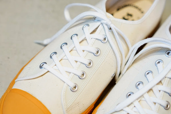 Dapper's (ダッパーズ)　キャンバススニーカー　1403　"Dappers Brand Canvas Sneakers Type Low Cut"　オフホワイト