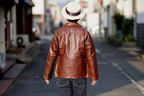 HEAD LIGHT (ヘッドライト)　ストライプデニム・オーバーオール　HD42498　"SPECIAL WOVEN STRIPE DENIM LOW BACK OVERALLS"　ワンウォッシュ
