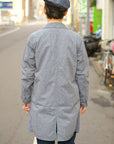 TCB (ティーシービー)　ショップコート　"Tabby's Coat"　ネイビーシャンブレー